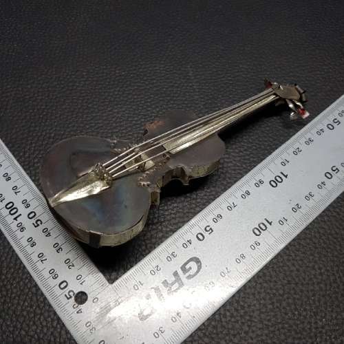 Handcrafted Detailed Metal Violin