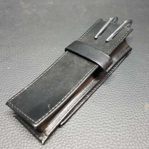 Two High Quality Chrome Metal Ballpoint Pens in Pouch