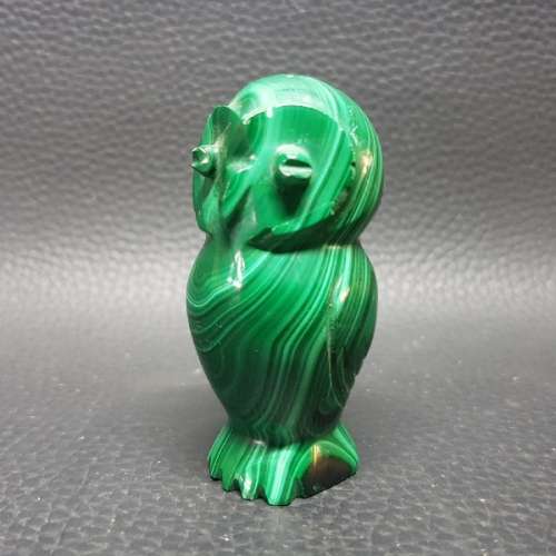 Malachite Owl Paperweight!!!