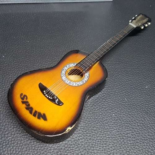 Collectible Miniature Wood Guitar