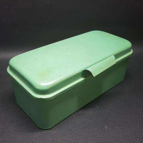 Vintage Enamel Tin Case