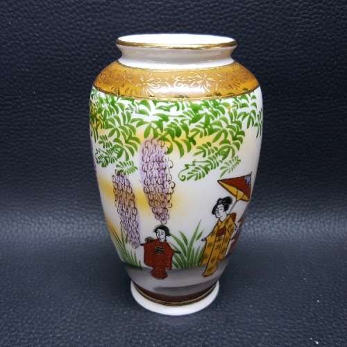 Hand Painted Oriental Vase