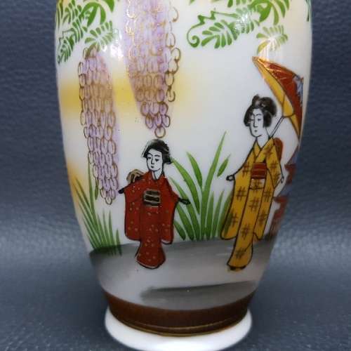 Hand Painted Oriental Vase