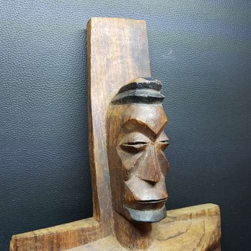 Large Hand Crafted Wood Crucifix