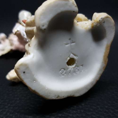 Antique German Hand Painted Porcelain Figurine