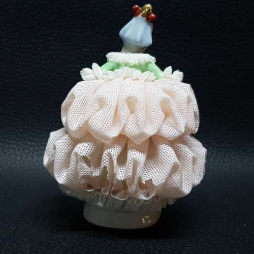 Antique Dresden German Lace Porcelain Figurine