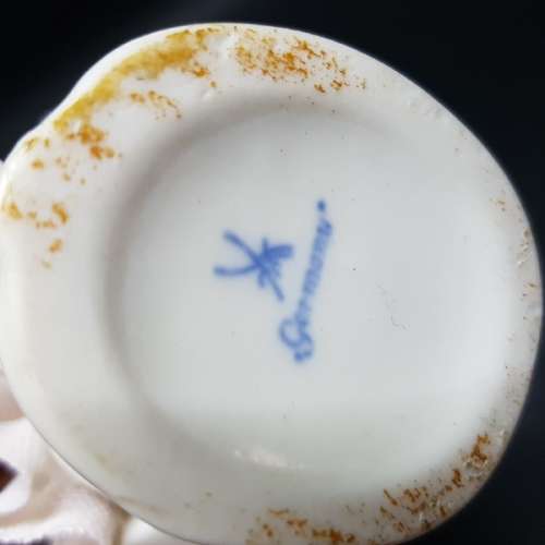 Antique Dresden German Lace Porcelain Ballerina Figurine