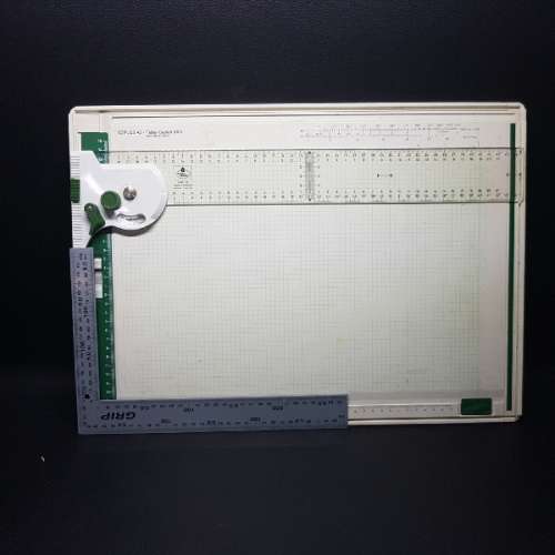Original Faber-Castell Drawing Board and Ruler!!!