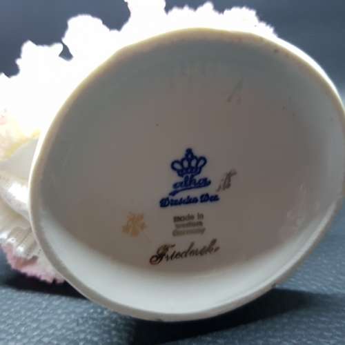 Antique Dresden German Lace Porcelain Figurine