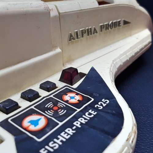 RARE!!! 1979 Vintage Fisher 325 Price Alpha Probe Space Ship!!! (450mm)