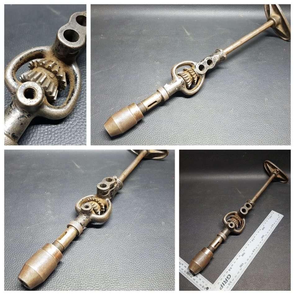 Large Antique 600mm Shoulder Drill (Display)