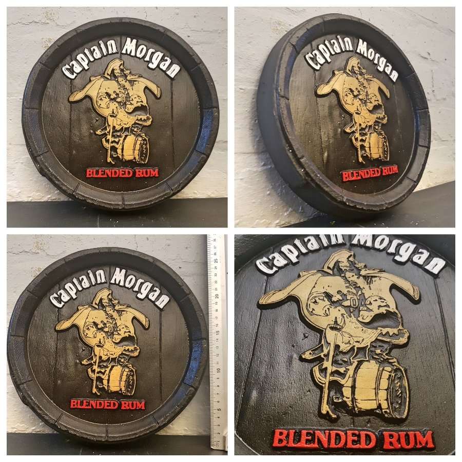 Captain Morgan Barrel Bar Sign