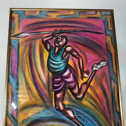 Framed Original Selesho Patel on Paper (900mm x 600mm)