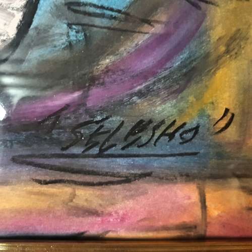 Framed Original Selesho Patel on Paper (900mm x 600mm)