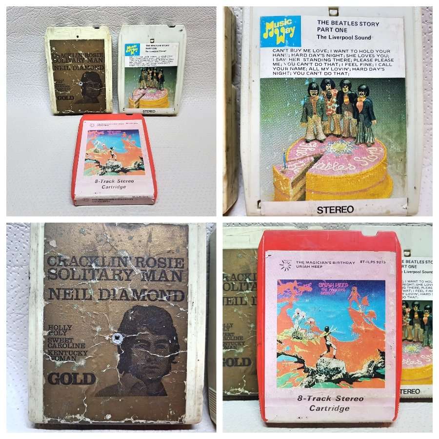 RARE!!! Three Highly Collectible 8 Track Stereo Cartridges!!!