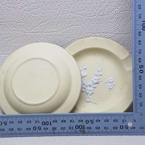 RARE!!! Pastel Yellow Wedgwood Ashtrays!!! (Bid for Both)