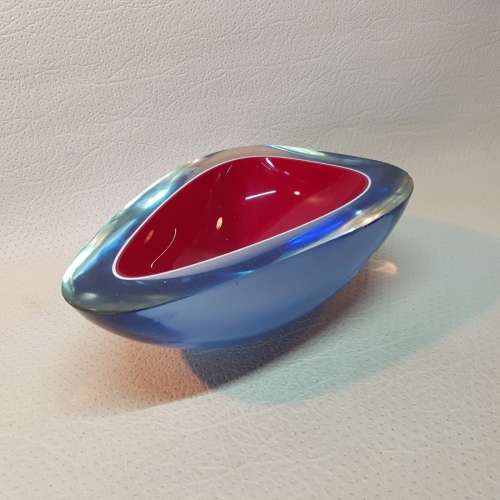 Large Hand Blown Murano Nut Bowl