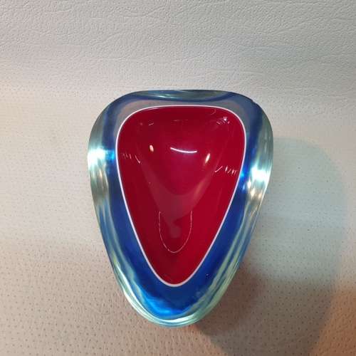 Large Hand Blown Murano Nut Bowl