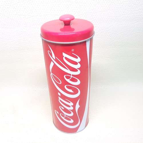 Collectible Coca Cola Lithographed Straw Tin!!!
