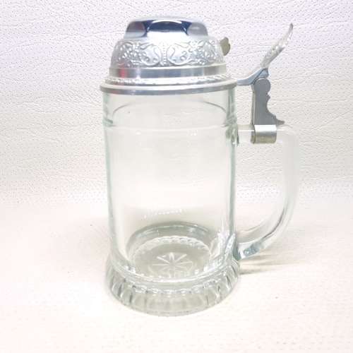 Original St Christopher Metal and Glass Bell Tankard!!! (Working)