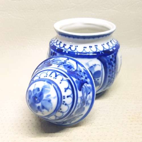 Original Blue and White Russian Porcelain Urn!!!