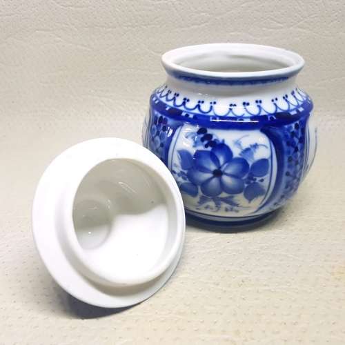 Original Blue and White Russian Porcelain Urn!!!