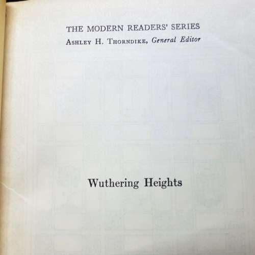 Original 1929 Wuthering Heights by Emily Bronte