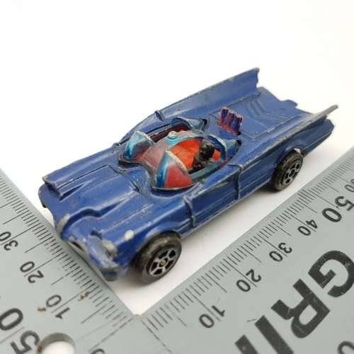 RARE!!! Original 1976 Corgi Juniors Blue Batmobile!!!