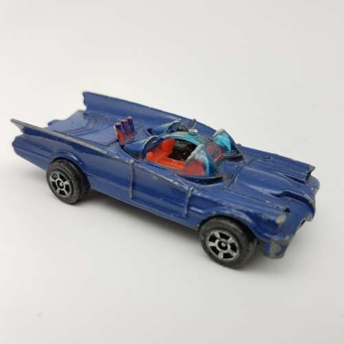 RARE!!! Original 1976 Corgi Juniors Blue Batmobile!!!