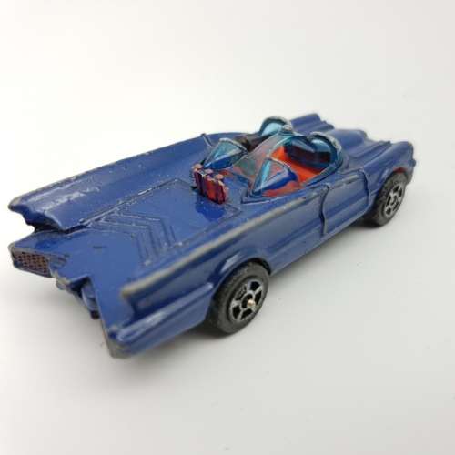 RARE!!! Original 1976 Corgi Juniors Blue Batmobile!!!