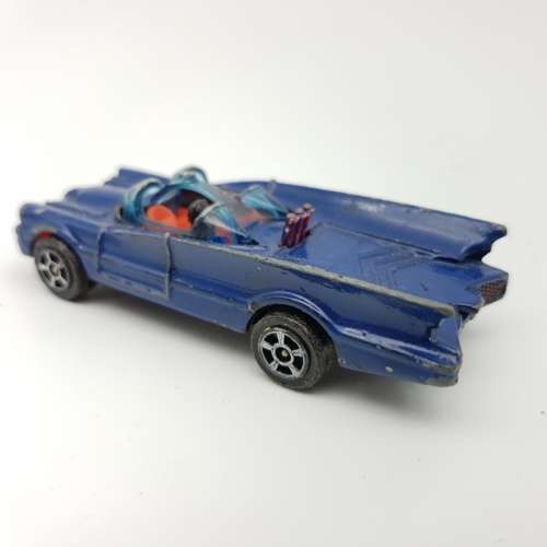 RARE!!! Original 1976 Corgi Juniors Blue Batmobile!!!