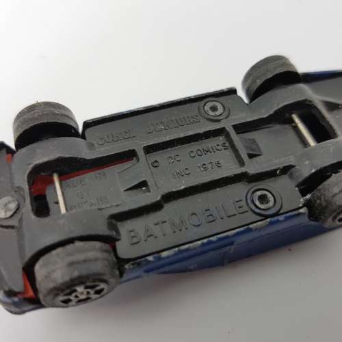 RARE!!! Original 1976 Corgi Juniors Blue Batmobile!!!