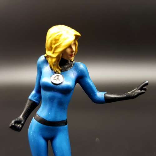 Original MARVEL Lead Cast Detailed Hand Painted 41 Invisible Woman Figurine!!!