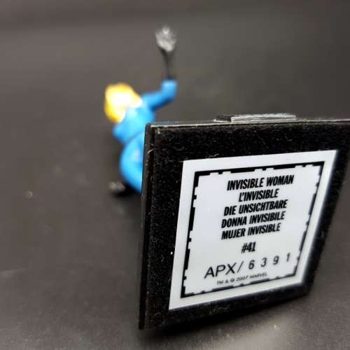 Original MARVEL Lead Cast Detailed Hand Painted 41 Invisible Woman Figurine!!!