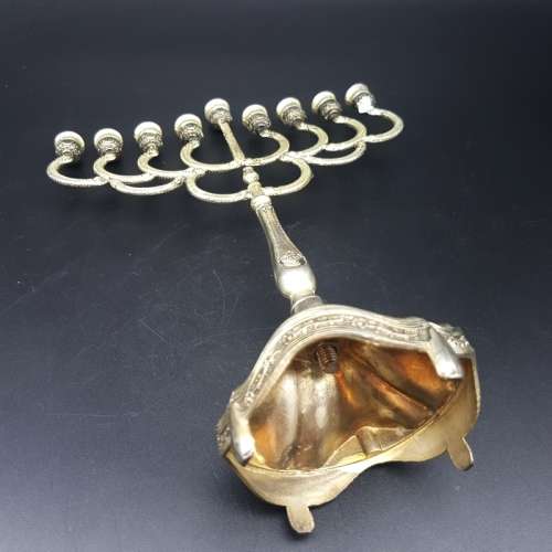 Delicate Thin Candle Silver-plate Candelabra