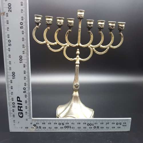 Delicate Thin Candle Silver-plate Candelabra