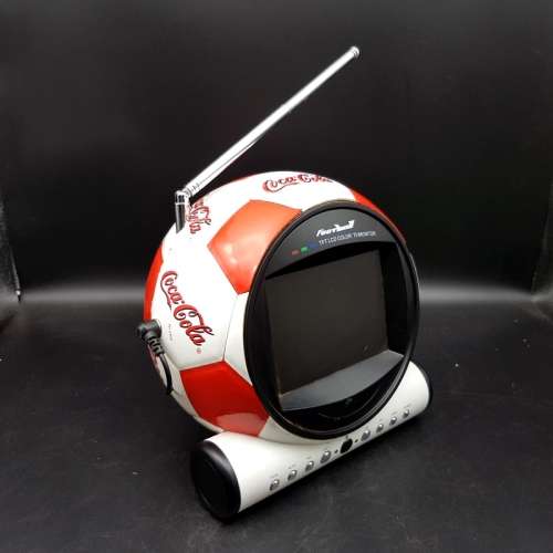 Original Coca Cola Soccer Ball TV and Radio (Working) !!!!
