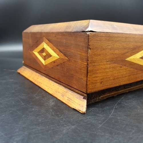 RARE!!! Vintage Wood Inlay Art Deco Hand Crafted Cigarette Box!!!!