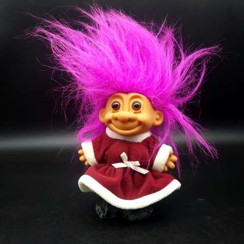 Original Vintage RUSS Lady Santa Troll!!!