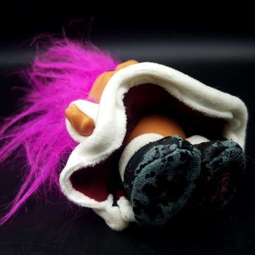 Original Vintage RUSS Lady Santa Troll!!!