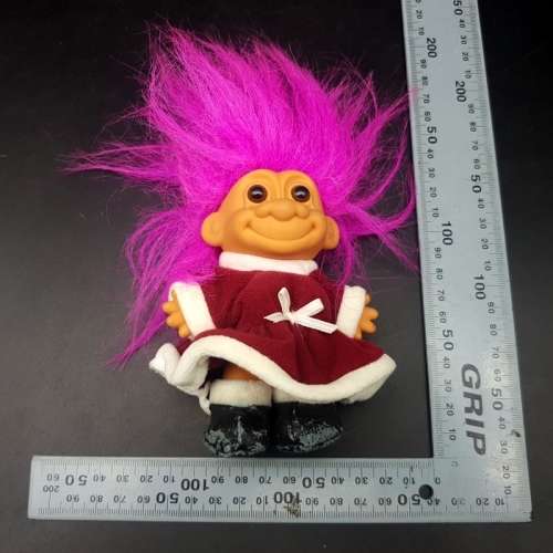 Original Vintage RUSS Lady Santa Troll!!!