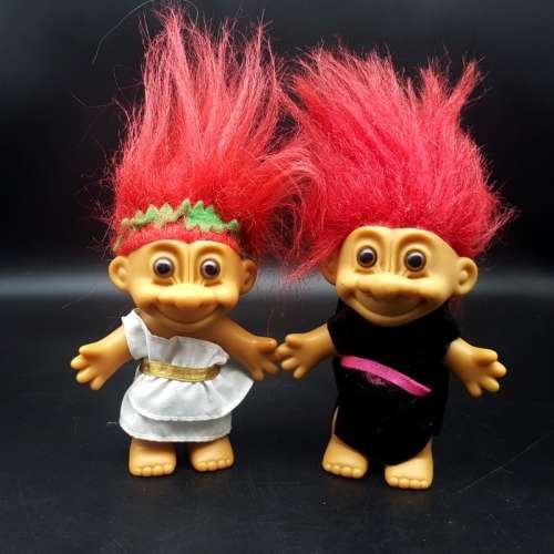 Original Vintage RUSS Fancy Dress Trolls!!!