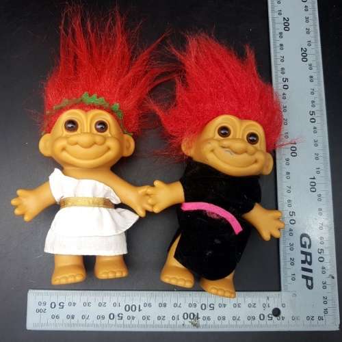 Original Vintage RUSS Fancy Dress Trolls!!!
