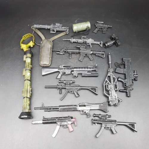Large Action Man Military Gun Collection!!!