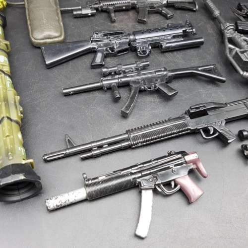 Large Action Man Military Gun Collection!!!