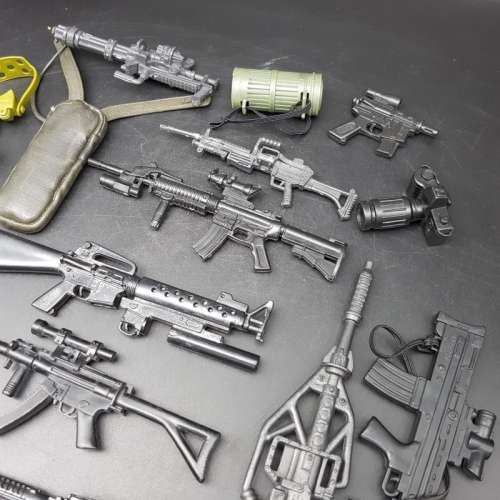 Large Action Man Military Gun Collection!!!