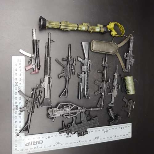 Large Action Man Military Gun Collection!!!