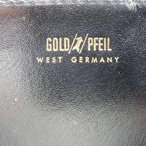 Original West German Gold Pfeil Jewellery Display Case!!!! (Keys Incl.)