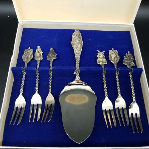Original Boxed Novalux Dutch Silver-plate Serving Set!!!!