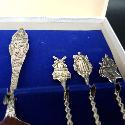 Original Boxed Novalux Dutch Silver-plate Serving Set!!!!